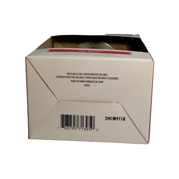 Hallmark Masters of the Universe He-Man Decorative Christmas Tree Ornament New - Picture 8 of 9